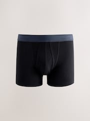 Black Blue/Purple Waistbands 4 pack Signature A-Fronts Boxers - Image 2 of 8