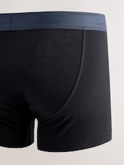 Black Blue/Purple Waistbands 4 pack Signature A-Fronts Boxers - Image 5 of 8