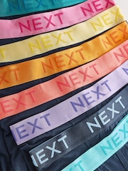 Navy Bright Waistband A-Front Boxers 8 Pack - Image 11 of 12