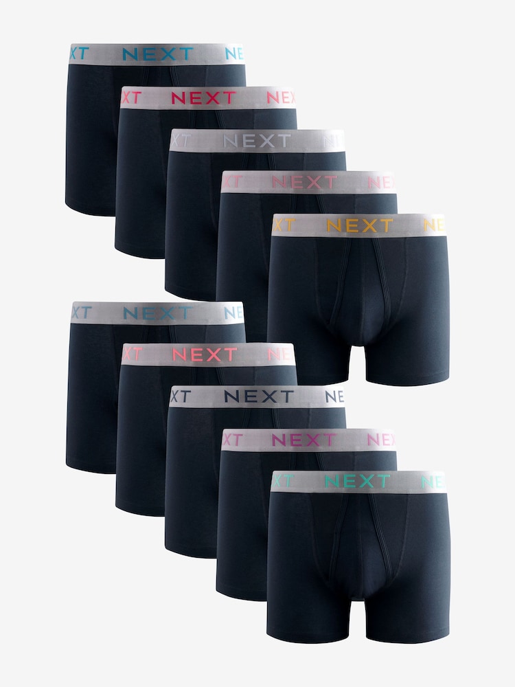 Navy Silver midjeband - 10 -paket - A-Front Boxare - Bild 1 av 13