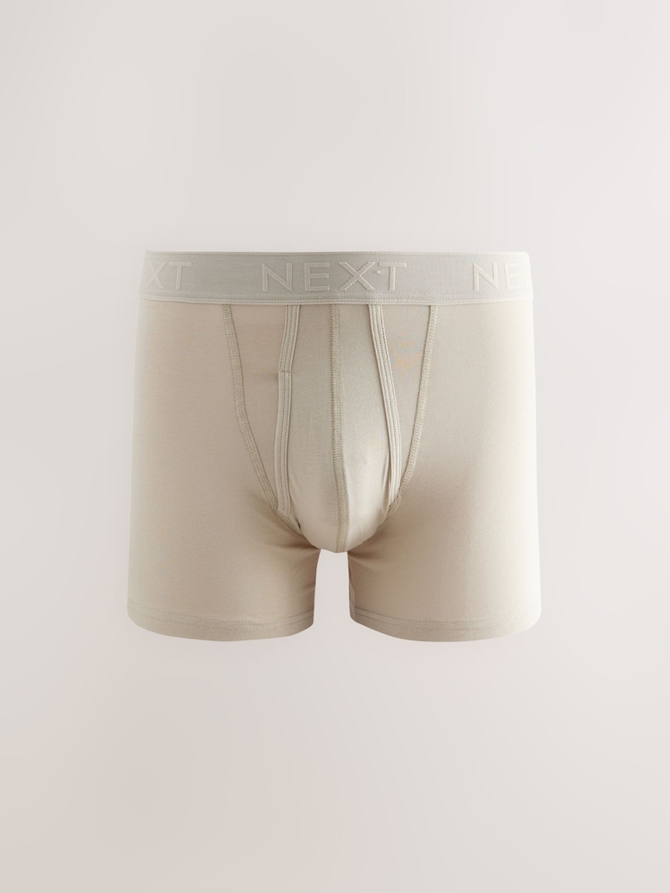 Orange/Green/Neutral 10 pack A-Front Boxers - Image 3 of 14