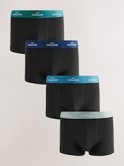 Black Blue Waistbands Motionflex Signature Hipster Boxers - Image 1 of 8