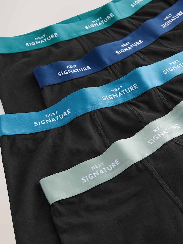 Black Blue Waistbands Motionflex Signature Hipster Boxers - Image 7 of 8
