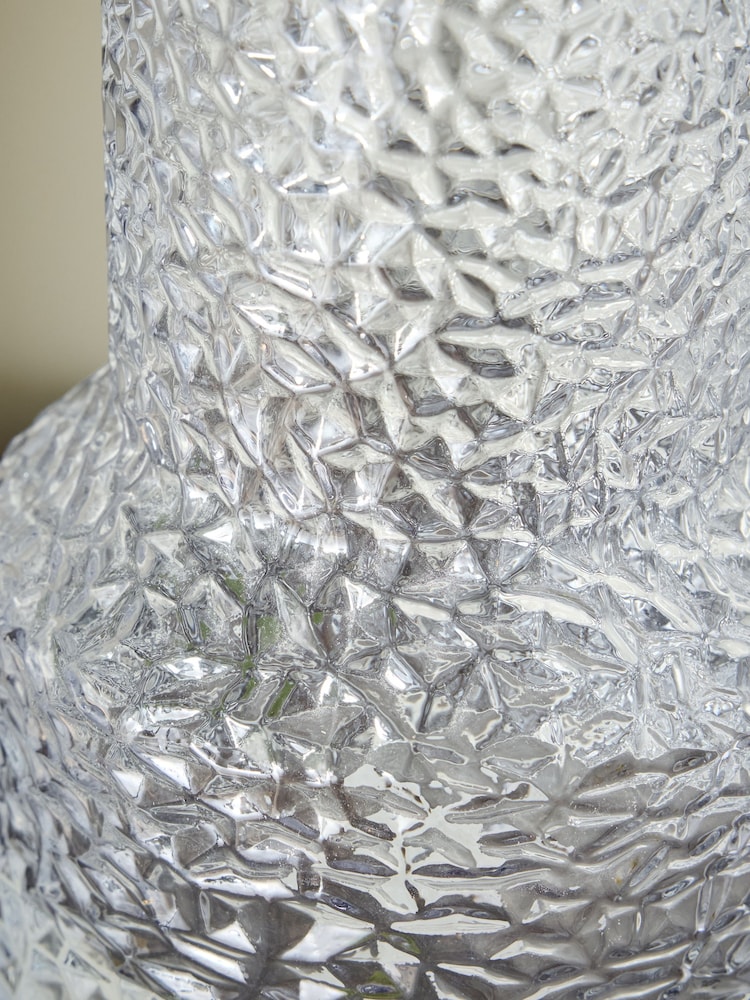 Glass Textured Vase - صورة 2 من 4