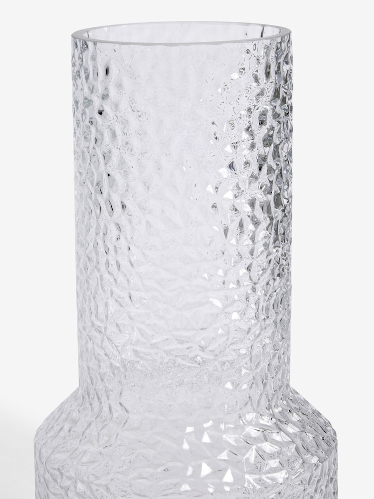 Glass Textured Vase - صورة 4 من 4