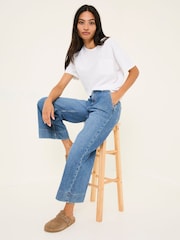 Wide Leg Crop Jeans - Image 4 of 7