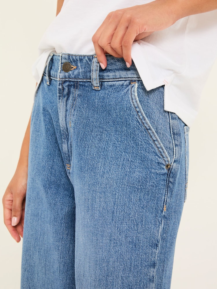 ワイドレッグ クロップド ジーンズ - Image 5 of 7