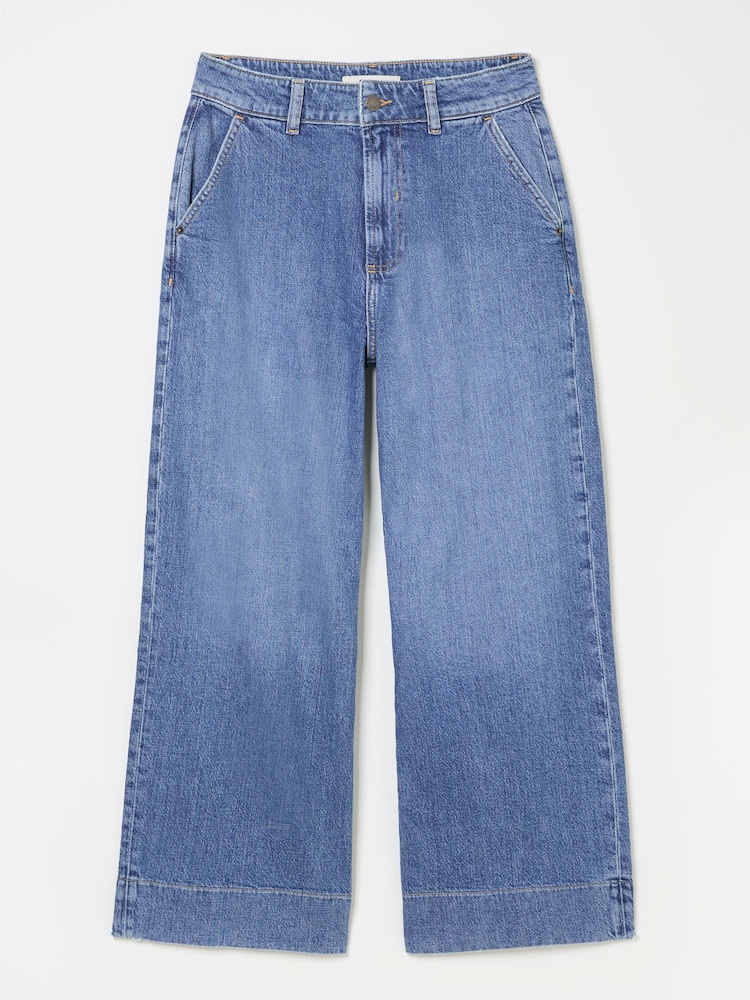 Wide Leg Crop Jeans - Image 7 of 7