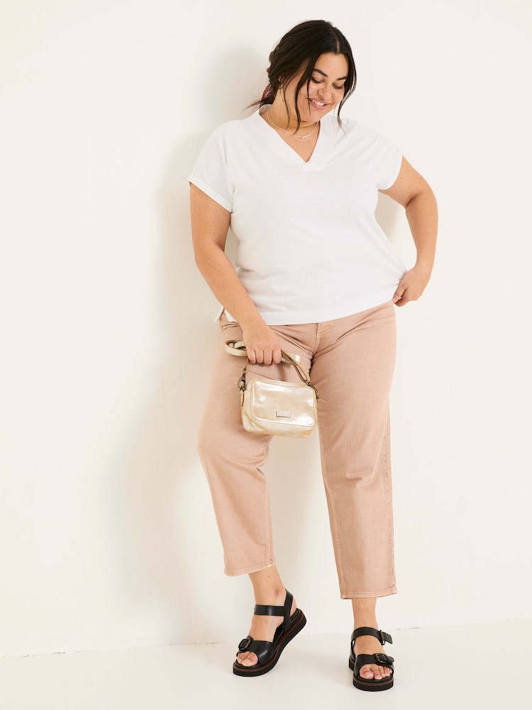 FatFace Ludlow Pink Boyfriend Jeans - Image 6 of 10