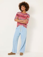 FatFace Straight Leg Drawstring Jeans - Image 1 of 10