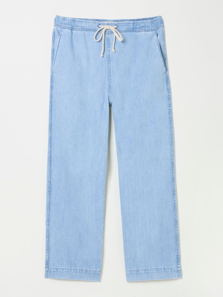 FatFace Straight Leg Drawstring Jeans - Image 10 of 10