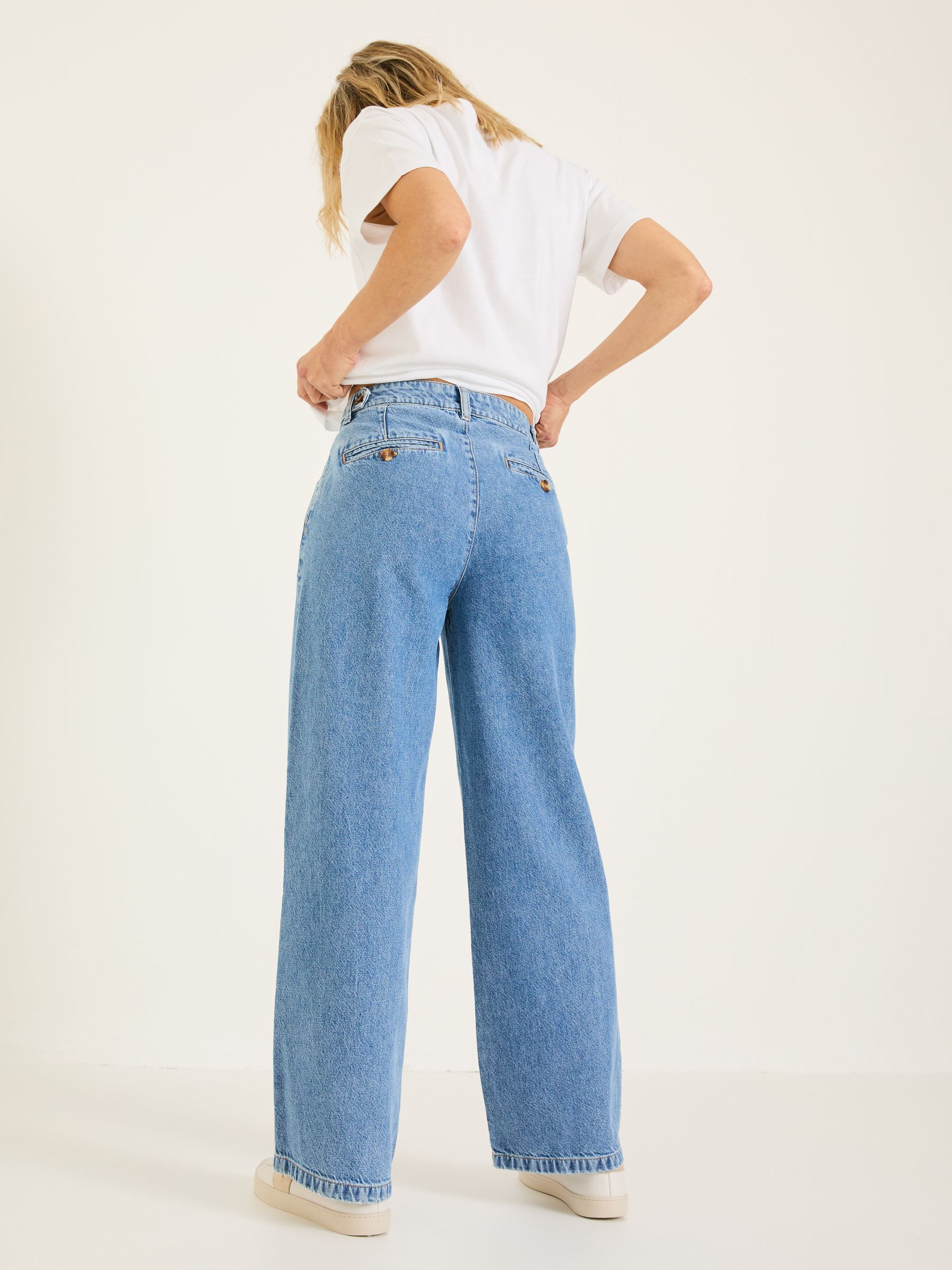 Buy FatFace Ginger Denim Vintage Wide Leg Jeans from Next USA