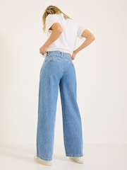 FatFace Ginger Denim Vintage Wide Leg Jeans - Image 3 of 7