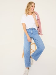 FatFace Ginger Denim Vintage Wide Leg Jeans - Image 5 of 7