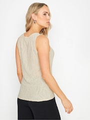 Long Tall Sally Natural Sleeveless Shell Vest - Image 3 of 5
