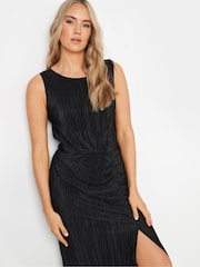 Long Tall Sally Black Crinkle Sleeveless Maxi Dress - Image 4 of 5