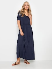 Long Tall Sally Blue 100% Cotton Maxi T-Shirt Dress - Image 2 of 5
