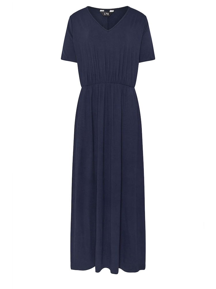 Long Tall Sally Blue 100% Cotton Maxi T-Shirt Dress - Image 5 of 5