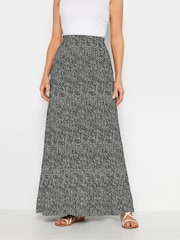 Long Tall Sally Black Tiered Maxi Skirt With Pockets - Image 1 of 5