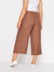 M&Co Brown Linen Look Culottes - Image 3 of 5