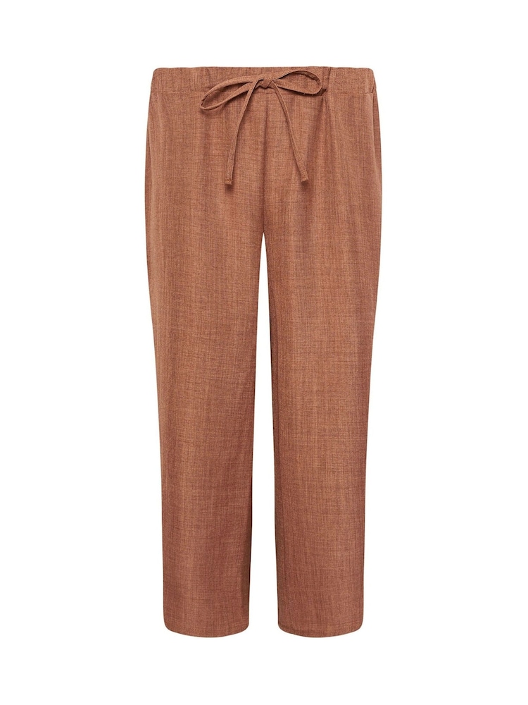 M&Co Brown Linen Look Culottes - Image 5 of 5