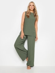 Long Tall Sally Green Sleeveless Belted Top - Image 2 of 5
