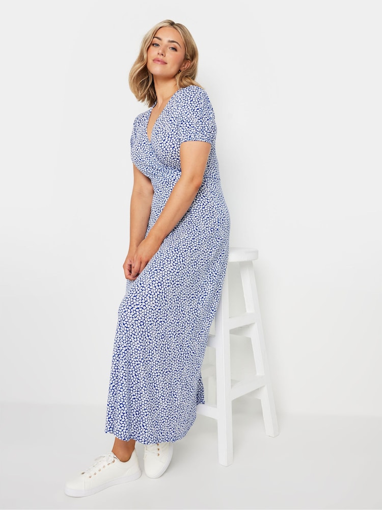 M&Co Ditsy Wrap Midi Dress - Bild 2 von 5