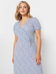 M&Co Ditsy Wrap Midi Dress - Bild 4 von 5