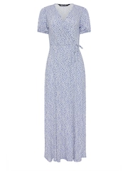 M&Co Ditsy Wrap Midi Dress - Bild 5 von 5