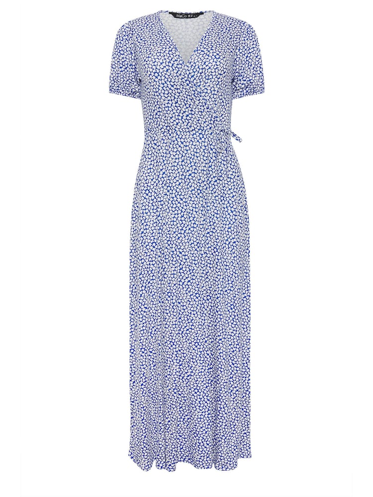 M&Co Ditsy Wrap Midi Dress - Bild 5 von 5 M&Co Ditsy Wrap Midi Dress - Bild 5 von 5