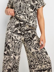 M&Co Black Printed Culottes - Image 4 of 5