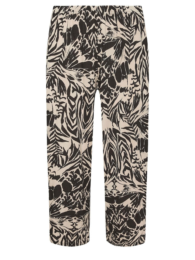 M&Co Black Printed Culottes - Image 5 of 5