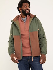 FatFace Aberford Khaki Green Jacket - Image 1 of 7