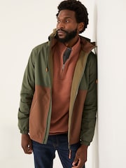 FatFace Aberford Khaki Green Jacket - Image 3 of 7