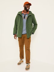 FatFace Westbay Dark Green Waterproof Raincoat - Image 4 of 7