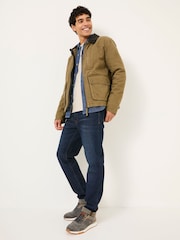 FatFace Khaki Green Canvas Jacket - Image 4 of 7
