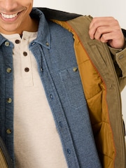 FatFace Khaki Green Canvas Jacket - Image 5 of 7