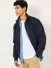 FatFace Navy Harrington Jacket - Image 1 of 8