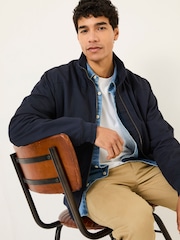 FatFace Navy Harrington Jacket - Image 3 of 8