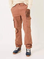 FatFace Breakyard Rust Brown Cargo Trousers - Image 1 of 6