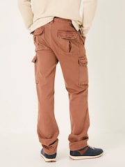 FatFace Breakyard Rust Brown Cargo Trousers - Image 2 of 6