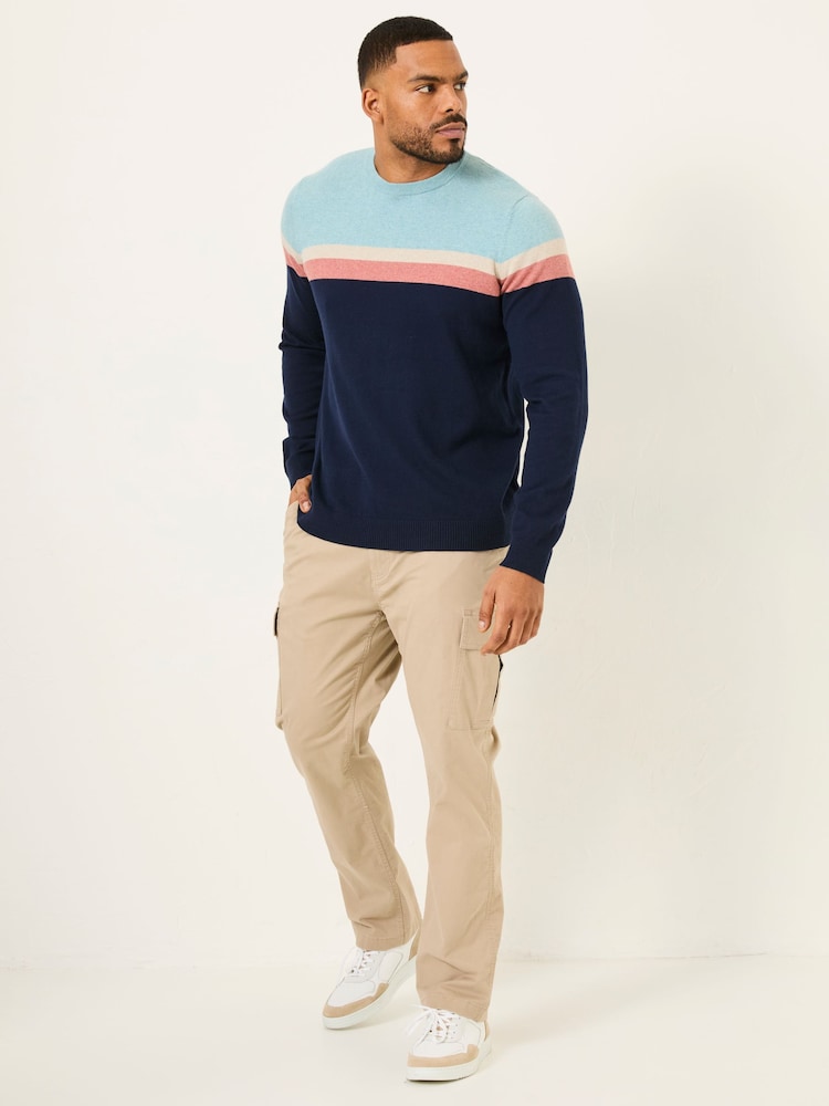 FatFace Mawes Natural Cargo Trousers - Image 5 of 7