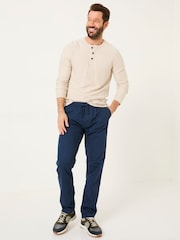FatFace Navy Seaton Pull On Trousers - Image 1 of 6