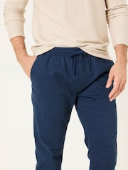 FatFace Navy Seaton Pull On Trousers - Image 4 of 6