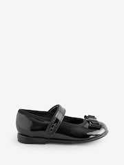 Clarks Finja Tap Mary Jane Bow Patent School Shoes - Imagen 5 de 8