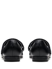 Clarks Black Wide Fit (G) Finja Gem Mary Jane Shoes - Image 5 of 7