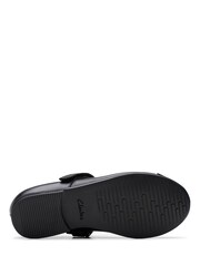 Clarks Black Wide Fit (G) Finja Gem Mary Jane Shoes - Image 7 of 7