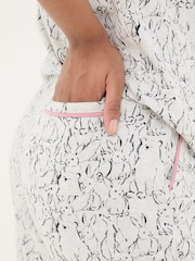FatFace Grey Pyjama Set Grey Rabbit - Image 5 of 8