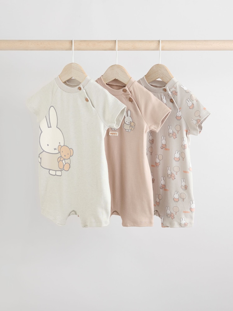 Neutraler Miffy - Miffy – 3er-Pack Baby-Strampelhöschen (0 M.–2 J.) - Bild 1 von 13