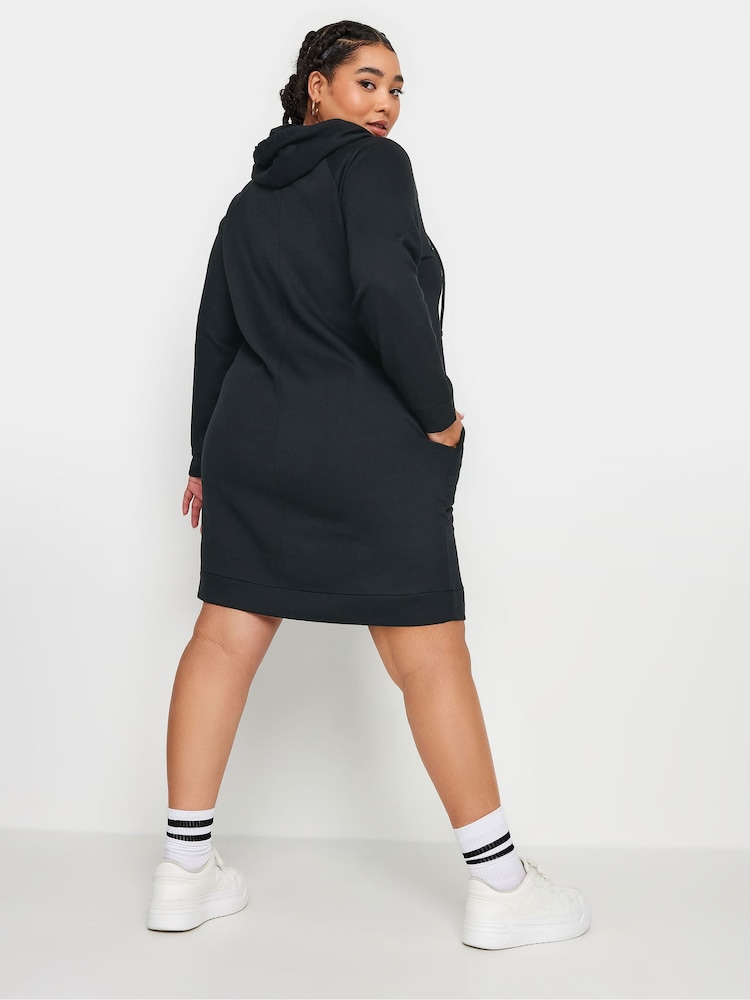 Buy Yours Curve Black Hoodie Dress from Next USA Buy Yours Curve Black Hoodie Dress from Next USA